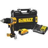 DeWALT DCD805E1T Compacte accu klop-/schroefboormachine 18V XR 1.7Ah POWERSTACK in TSTAK