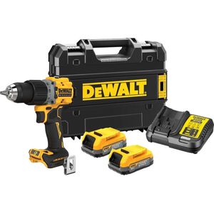 DeWALT DCD805E2T Compacte Accu Klop-/Schroefboormachine 18V XR 1.7Ah POWERSTACK in TSTAK