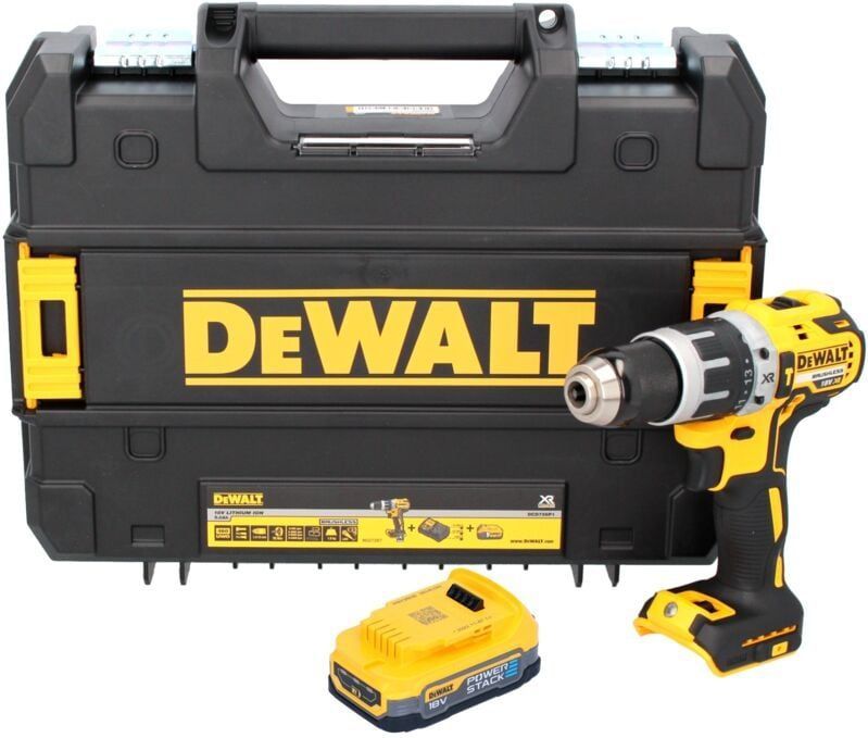 DeWALT DCD796E1T Accu Klop-/Schroefboormachine 18V XR POWERSTACK In TSTAK