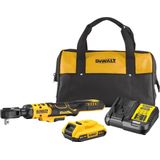 DeWALT DCF512D1 Accu Haakse Ratelsleutel XR Brushless 1/2 18V 2,0Ah Li-ion