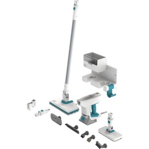 BLACK+DECKER BHSM15FX10-QS steam-mop - 1500W - incl. 10 accessoires, extensiekit en opbergoplossing