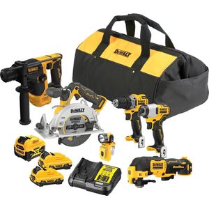 DeWALT DCK611P1D2 Accu Combiset 12V 5.0/2.0Ah in Transporttas - 6-delig