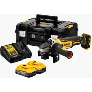 DeWALT DCG405H2T Accu Haakse Slijper 125mm 18V 5.0Ah POWERSTACK In TSTAK