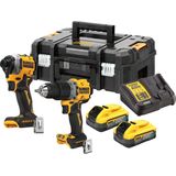 DeWALT DCK2050H2T Accu Combiset DCD805 + DCF850 18V 5.0Ah POWERSTACK in TSTAK
