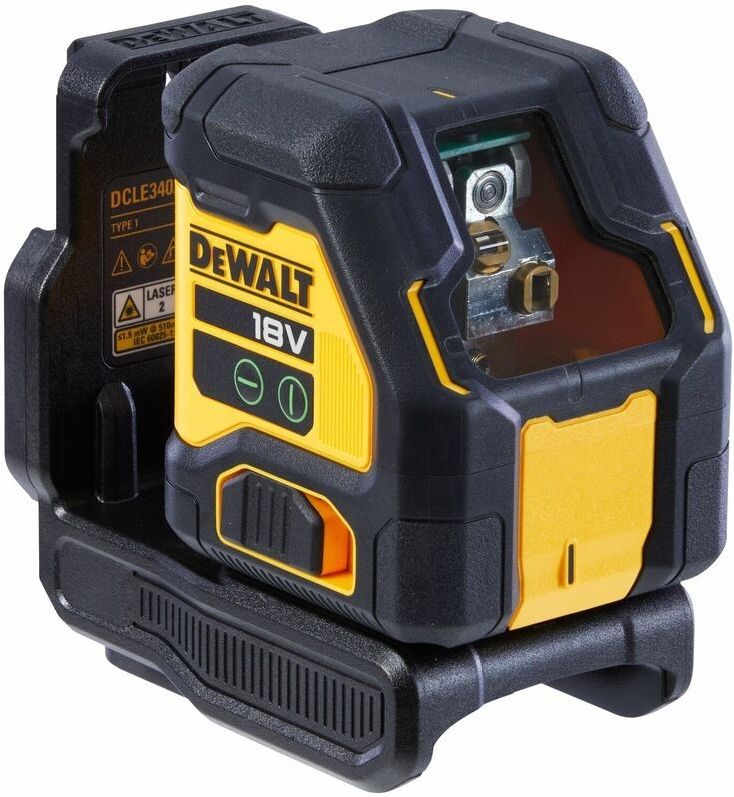 DeWALT DCLE34021N - Kruislijnlaser - Groen - 2x 55m - 2 Lijnen - IP54
