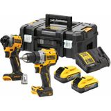 DeWALT DCK2051H2T Accu Combiset DCD800 + DCF850 18V 5.0Ah POWERSTACK in TSTAK