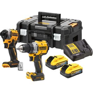 DeWALT DCK2051H2T Accu Combiset DCD800 + DCF850 18V 5.0Ah POWERSTACK in TSTAK