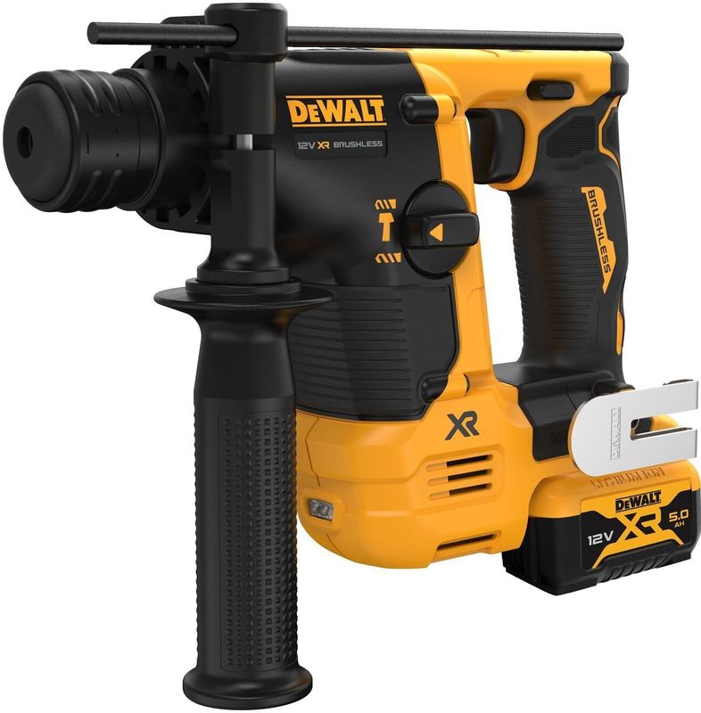 DeWALT DCH072P2 Compacte Accu Boorhamer SDS+ 1,1J 12V XR 5.0Ah in TSTAK - Brushless Motor