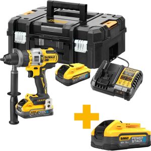 DeWALT DCD999H2T FLEXVOLT Advantage accu klop-/schroefboormachine 18V XR POWERSTACK 5.0Ah in TSTAK