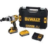 DEWALT DCD1007H2T - Accu-slagboormachine - 18V - 2x 5,0Ah - Borstelloos