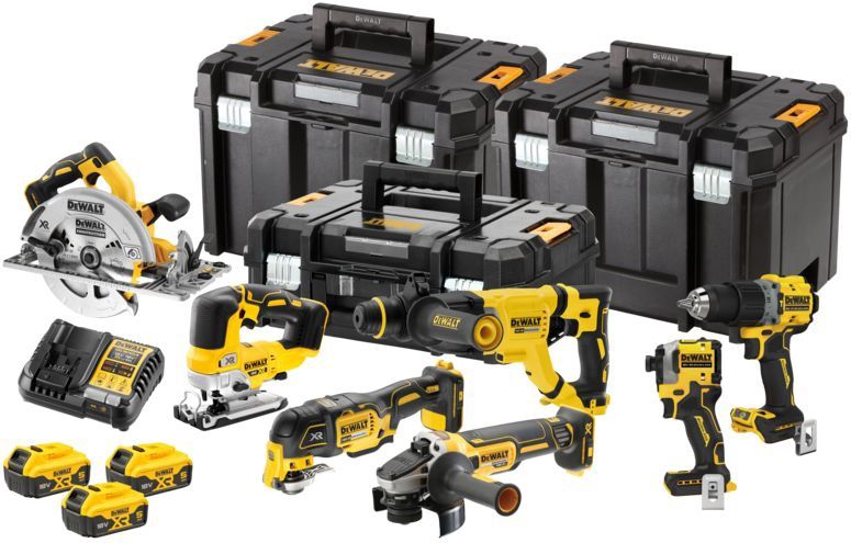 DeWALT DCK706P3T Accu Combiset 7-delig 18V 5.0Ah in TSTAK