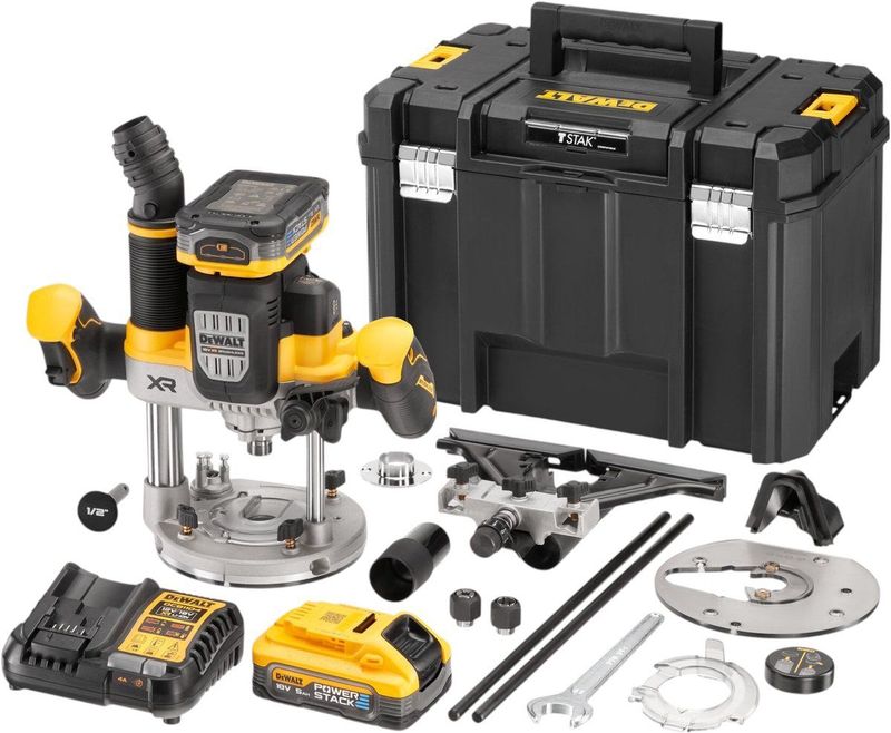DeWalt DCW620H2 - Freesmachine - 70 mm - Draadloos - Borstelloos