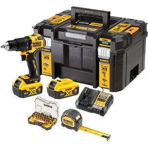 DeWALT DCD709 Accu Klopboormachine 18V - 2x 5,0Ah Accu - XR Multilader en TSTAK Koffer