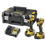 DeWALT DCK2051P2T - 18V XR Brushless Twin Kit DCD800 + DCF850 - 2x 5Ah in TSTAK