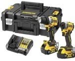 DeWALT DCK2051P2T - 18V XR Brushless Twin Kit DCD800 + DCF850 - 2x 5Ah in TSTAK