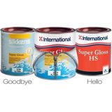 INTERNATIONAL Super Gloss HS-lak - Parelwit - 750 ml - Hoogwaardige Scheepslak