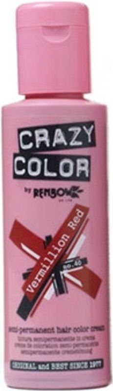 Renbow - Crazy Color - Haarkleuring - Vermillion Red 40 - 100 ml
