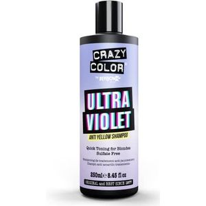 Crazy Color - Ultraviolet No Yellow - Shampoo - 250 ml - Zonder Gele Tint