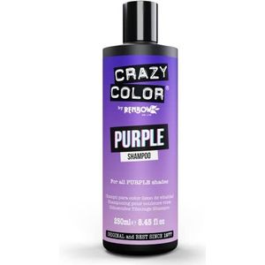 Crazy Color Vibrant Color Shampoo - paars voor uniseks 240 ml