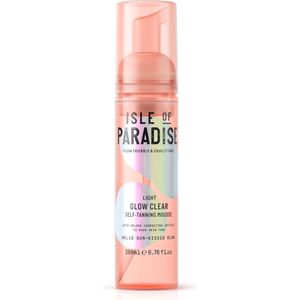 Isle of Paradise Self Tanning Mousse Light Glow Clear Peach 200 ml