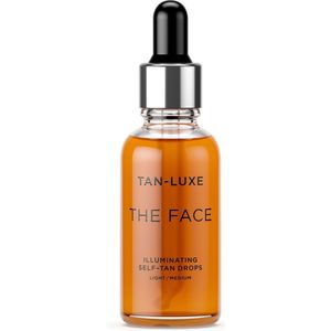 Tan luxe The Face Illuminating Self tan Drops Serum Light / Medium