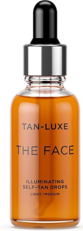 Tan luxe The Face Illuminating Self tan Drops Serum Light / Medium