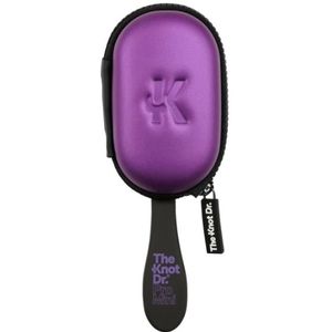 The Knot Dr. The Pro Mini - Haarborstel - Periwinkle Headcase - Ergonomisch Handvat