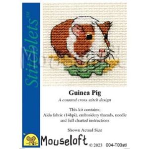 Mini Borduurpakketje - Cavia - Guinea Pig