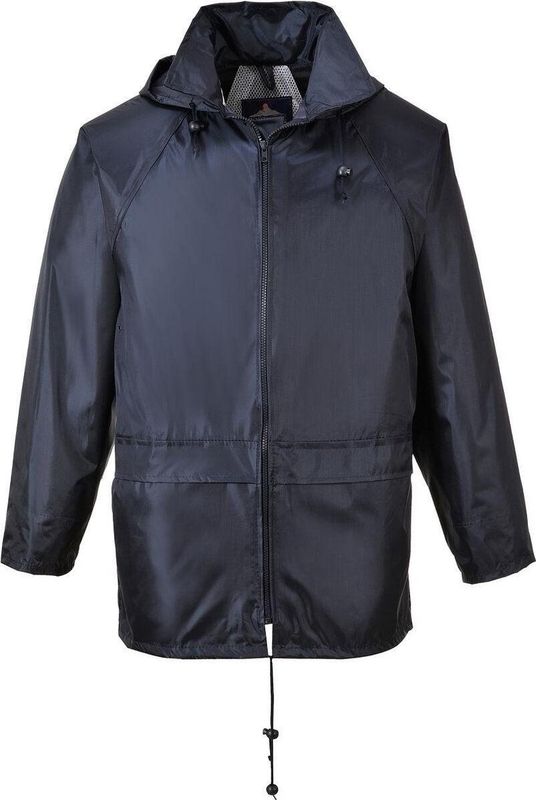 Regenjas Donker blauw Maat L