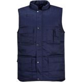 Bodywarmer - Zwart - Duurzaam Polyester/Katoen - 8 Zakken