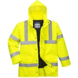 Hi-Vis - Verkeersjack - Geel - Waterproof - Met Reflecterende Striping