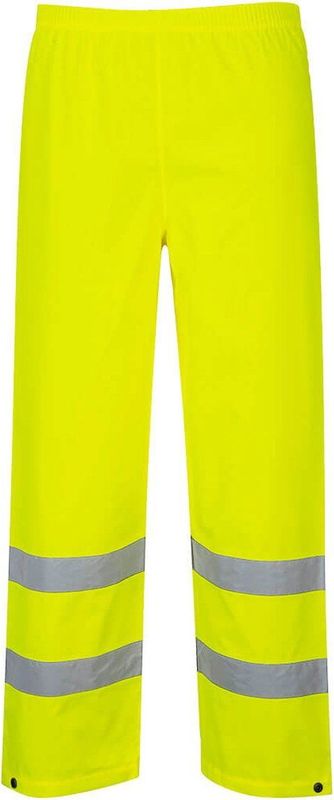 Portwest - Hi-Vis S480 - Verkeersbroek - Geel - Waterdicht - Reflecterende Striping