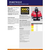 Portwest hi-vis contrast werkkleding verkeersjas jas Geel S466 MAAT S