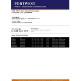 Portwest hi-vis contrast werkkleding verkeersjas jas Geel S466 MAAT S