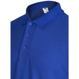 Naples - Poloshirt - Royal - Pique Gebreid Polyester/Katoen - UPF 50
