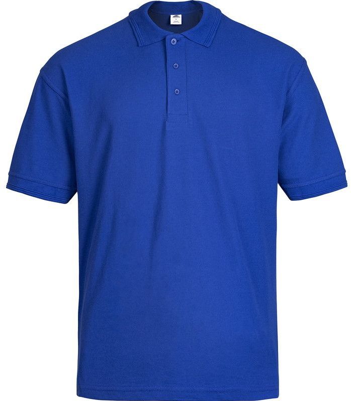 Naples - Poloshirt - Royal - Pique Gebreid Polyester/Katoen - UPF 50