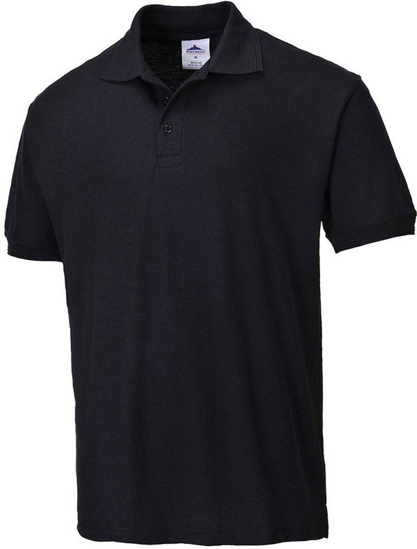 Naples - Poloshirt - Zwart - Pique Gebreid Polyester/Katoen - UPF 50