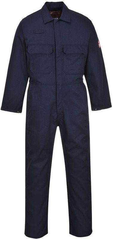 Bizweld - Vlamvertragende Overall - Navy - CE-CAT III, UPF 50, 10 Zakken
