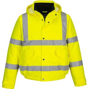 Portwest - Warnschutz Pilotenjacke mit -40°C Kälteschutz Gelb l