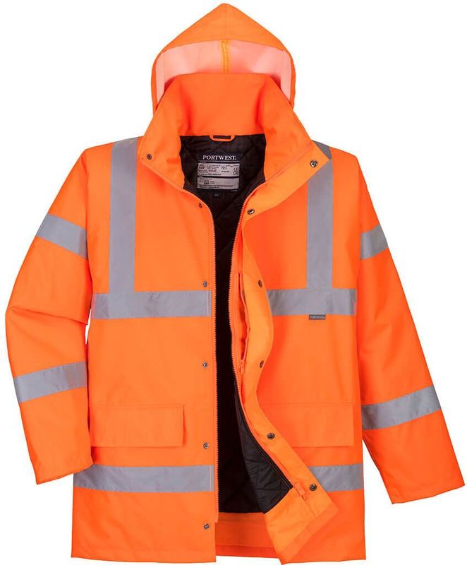 Portwest Hi-Vis winter Verkeersjack RT30 - Oranje - S