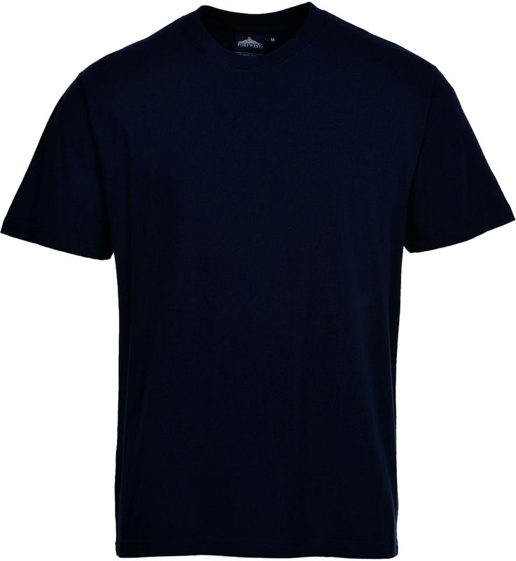Portwest - Turin Premium T-shirt - Navy Blauw - 100% Katoen - Uniseks