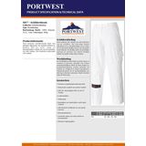 Schildersbroeken Portwest S817 Schildersbroek WitS