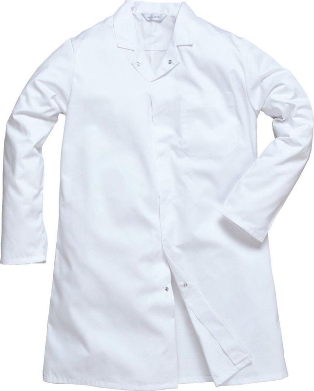 Foodjas Heren maat Small, White