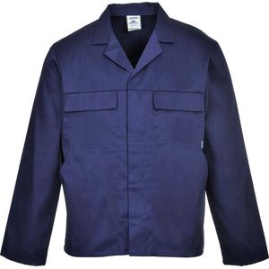 Portwest - C859 - Werkjas - Donkerblauw - 4 Zakken, Rugplooi, UPF 50+