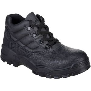 Portwest Steelite Protector Schoen half hoog S1P Grotte: 46, Kleur: Zwart, FW10BKR46