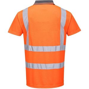 Poloshirt - Oranje - Reflecterend - EN ISO 20471 Gecertificeerd