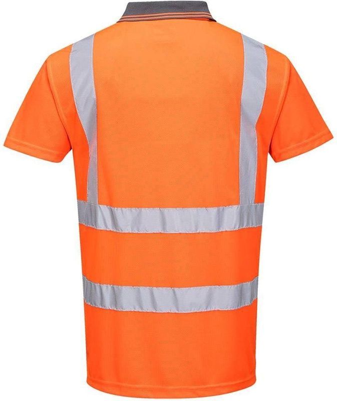 Poloshirt - Oranje - Reflecterend - EN ISO 20471 Gecertificeerd