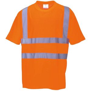 Portwest RT23 Hoge Zichtbaarheid Rail T-Shirt Oranje, XL