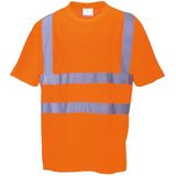 Portwest - RT23 - T-Shirt - Oranje - Hoge Zichtbaarheid, Reflecterende Strip, CE Gecertificeerd