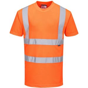 Portwest - RT23 - T-Shirt - Oranje - Hoge Zichtbaarheid, Reflecterende Strip, CE Gecertificeerd